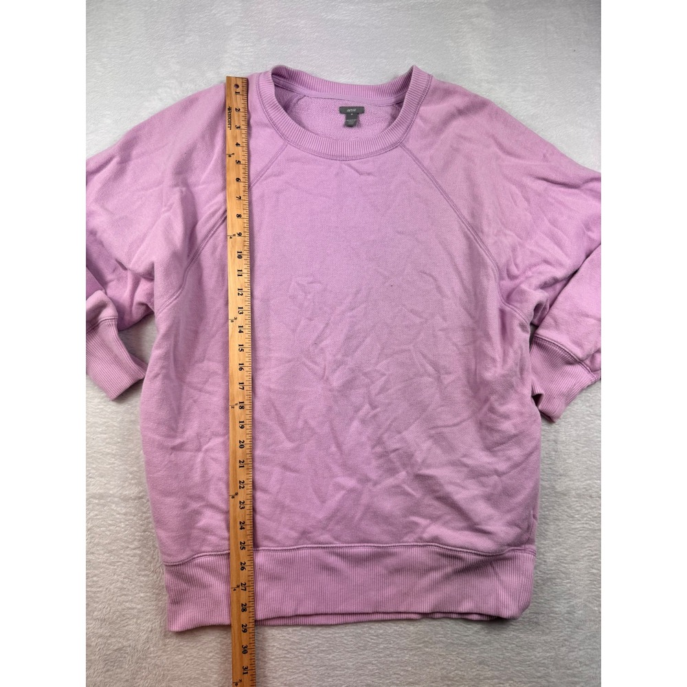 Aerie Womens Medium Lavender Purple Raglan Crewneck Sweatshirt Pullover - Picture 3 of 5